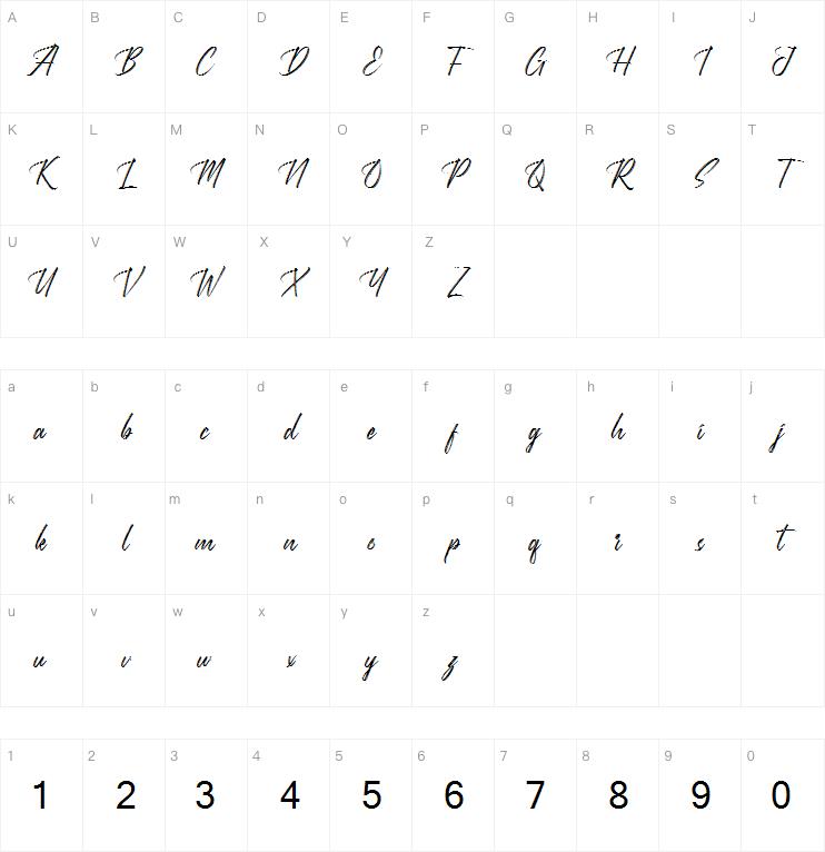 Brothels字体