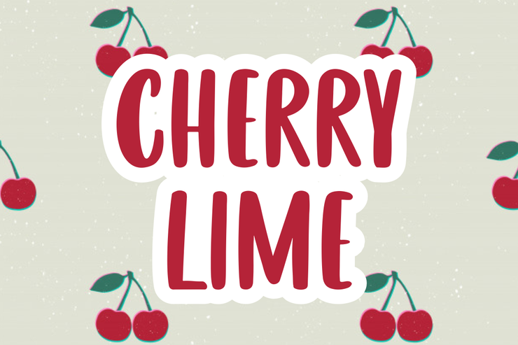 CHERRY LIME字体 1