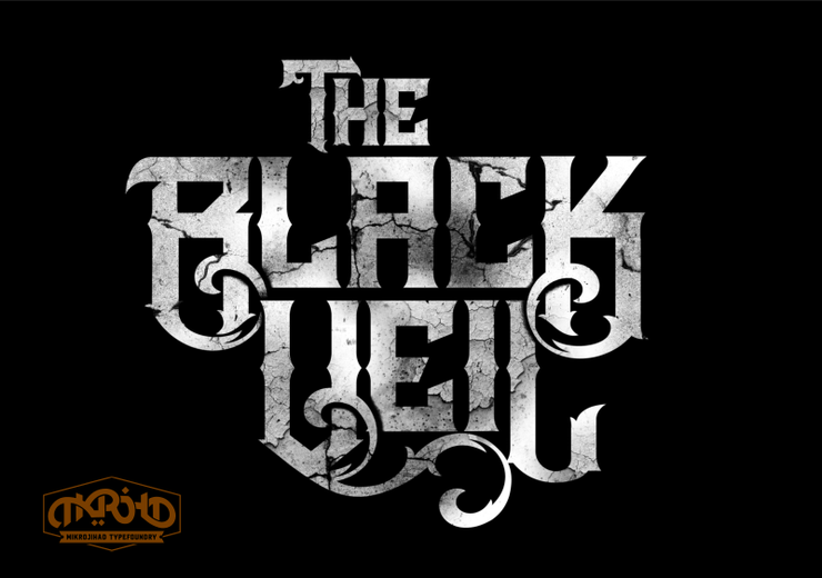 The Black Veil DEMO字体 4