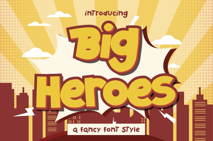 Big Heroes Trial字体 9