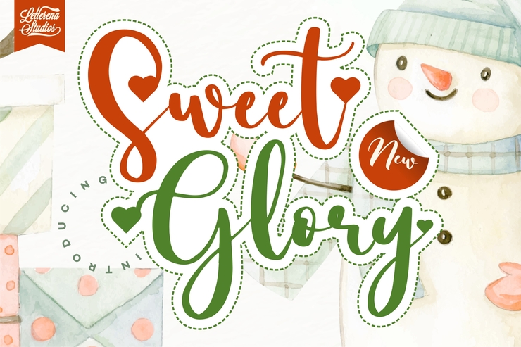 Sweet Glory字体 7