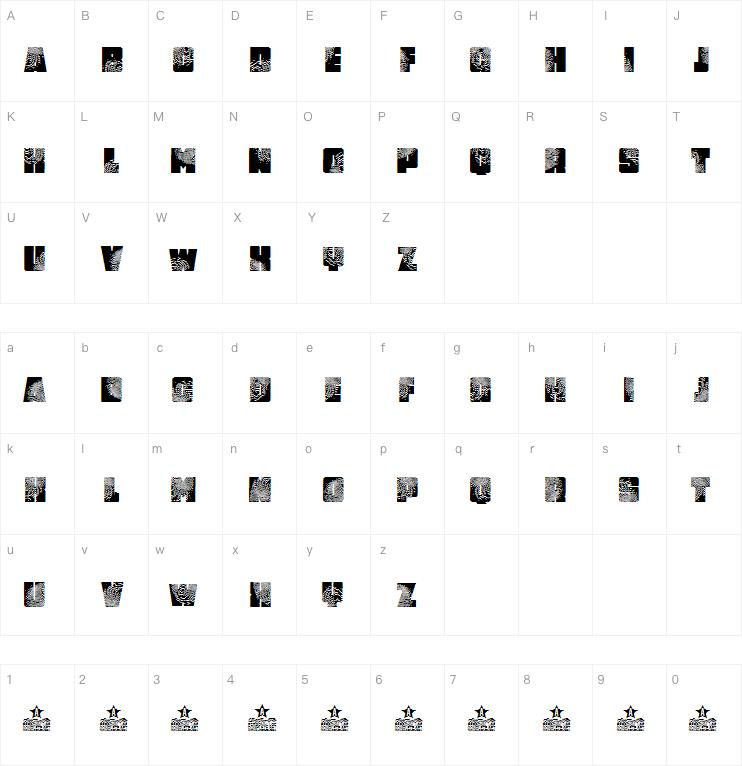 Digital Fingerprint字体