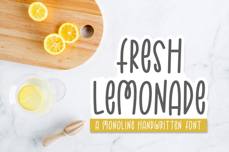 Fresh Lemonade字体 6