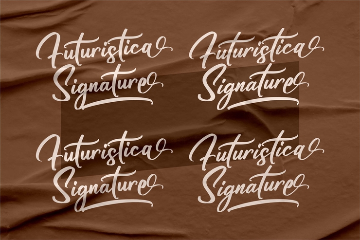 Futuristica Signature字体 5