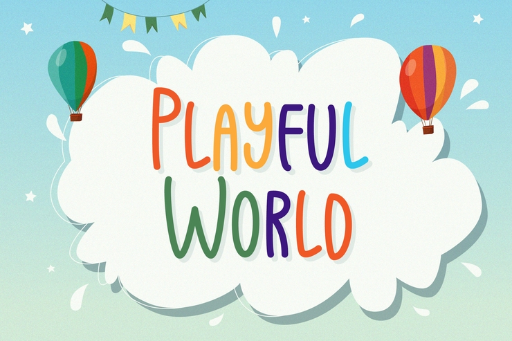 Playful World字体 4