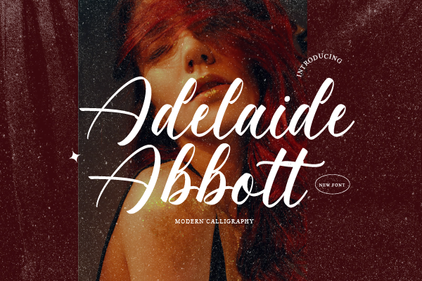 Adelaide Abbott字体 2