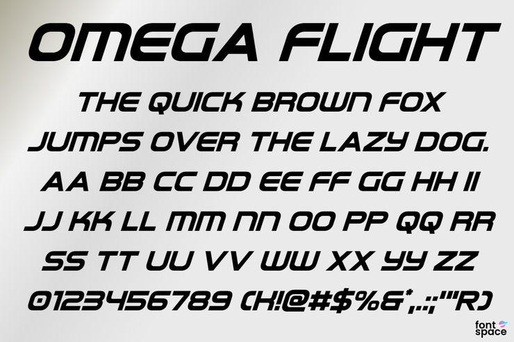 Omega Flight字体 1