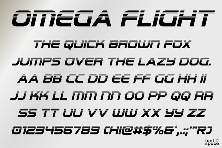 Omega Flight字体 5