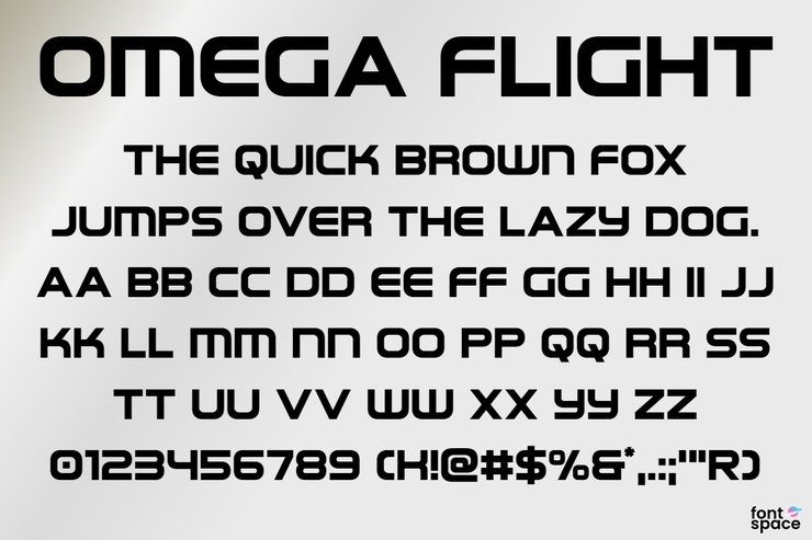 Omega Flight字体 6