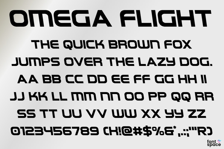 Omega Flight字体 7