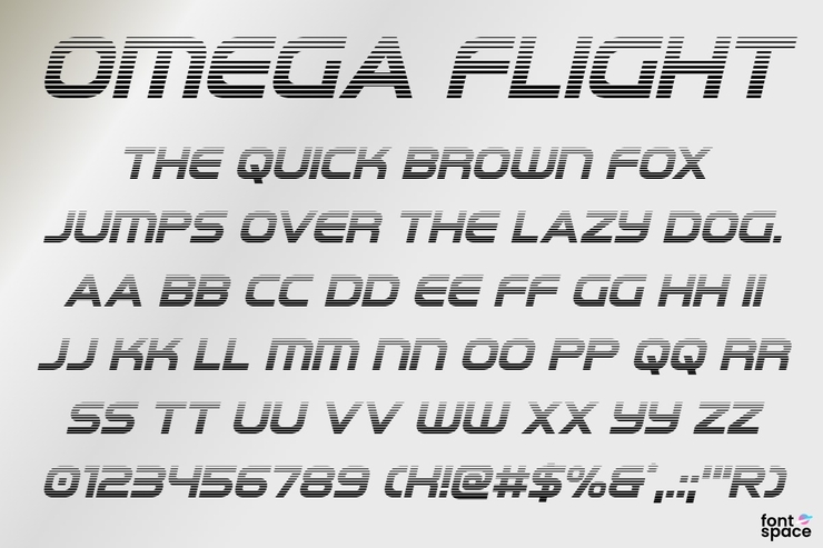 Omega Flight字体 8