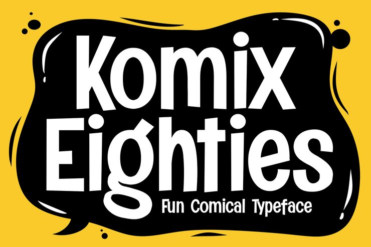 Komix Eighties字体 3