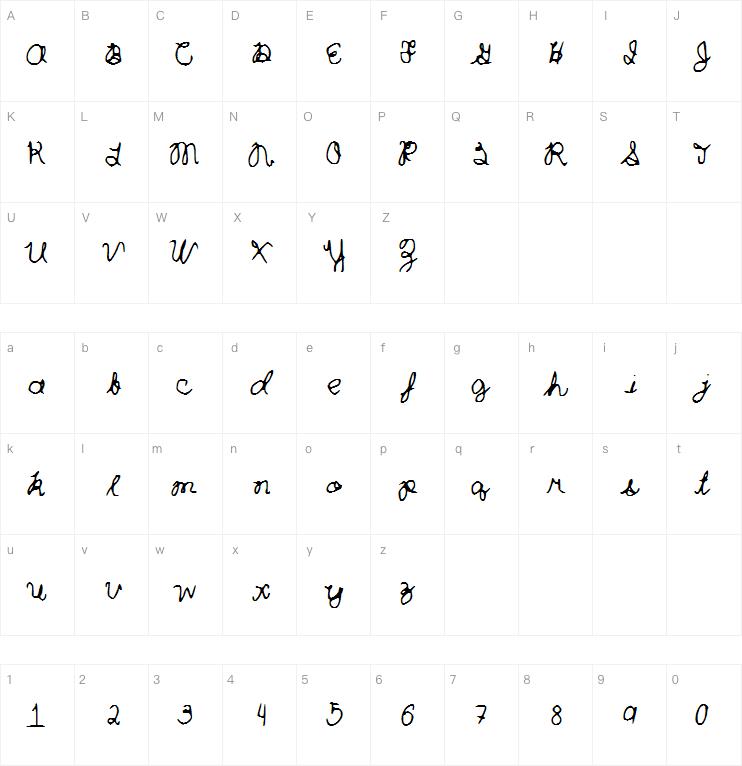 Curlytint_Font字体