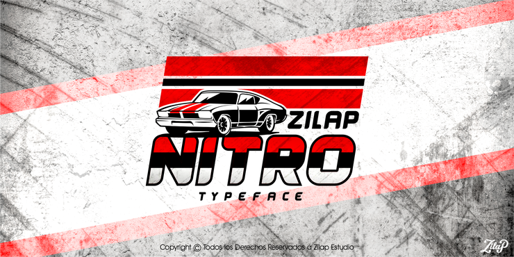 Zilap Nitro字体 3