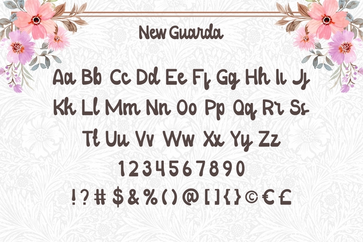 New Guarda字体 5