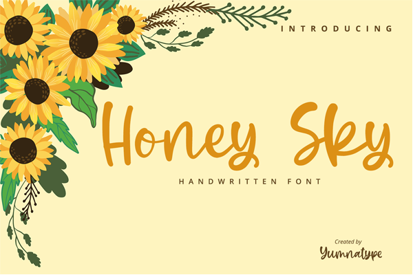 Honey Sky字体 1