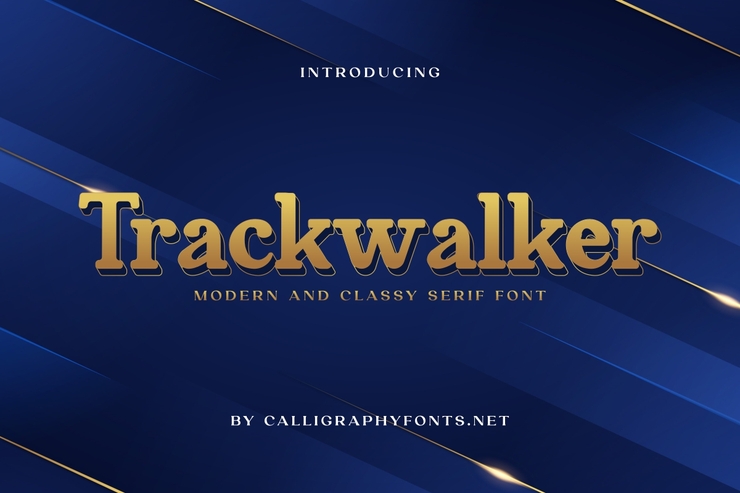 Trackwalker字体 6