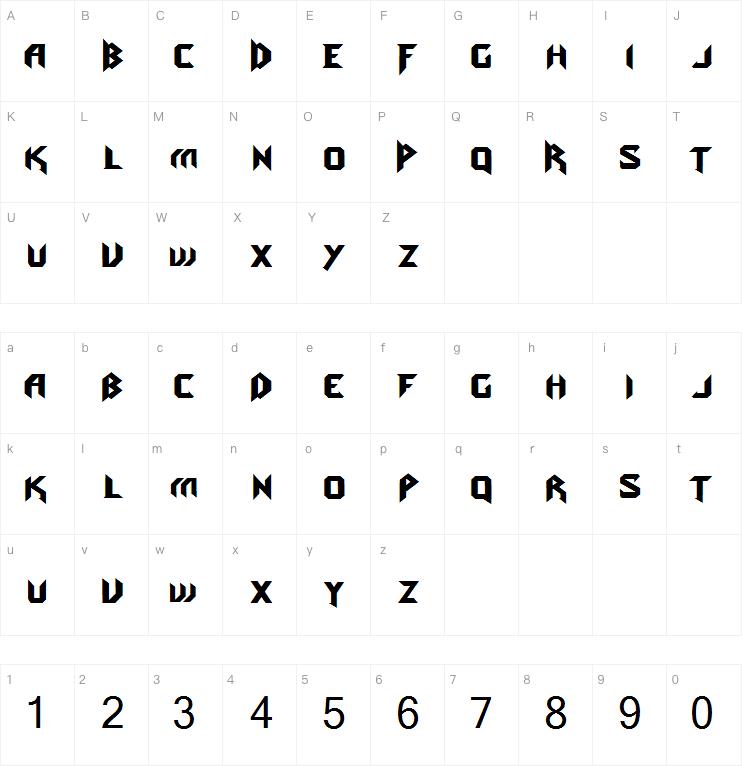 blackmetal字体