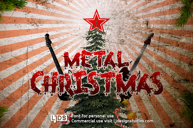 Metal Christmas字体 1