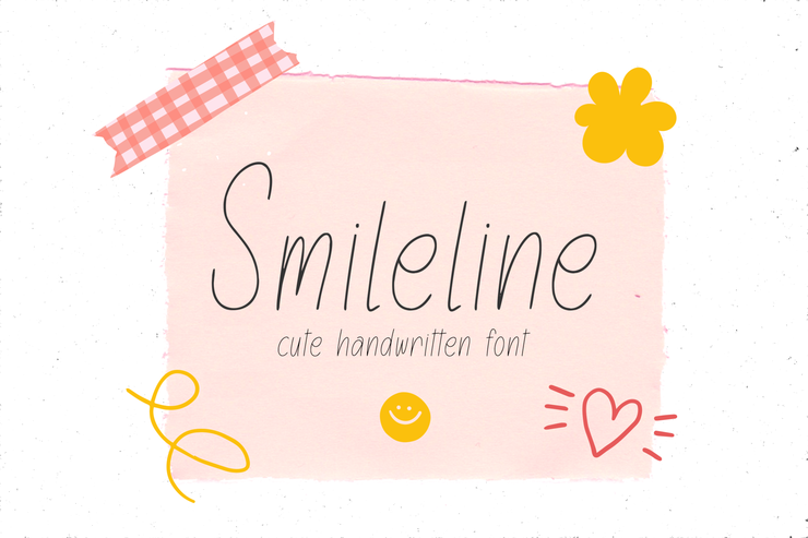 Smileline字体 1