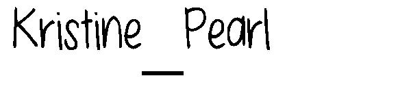 Kristine_Pearl字体