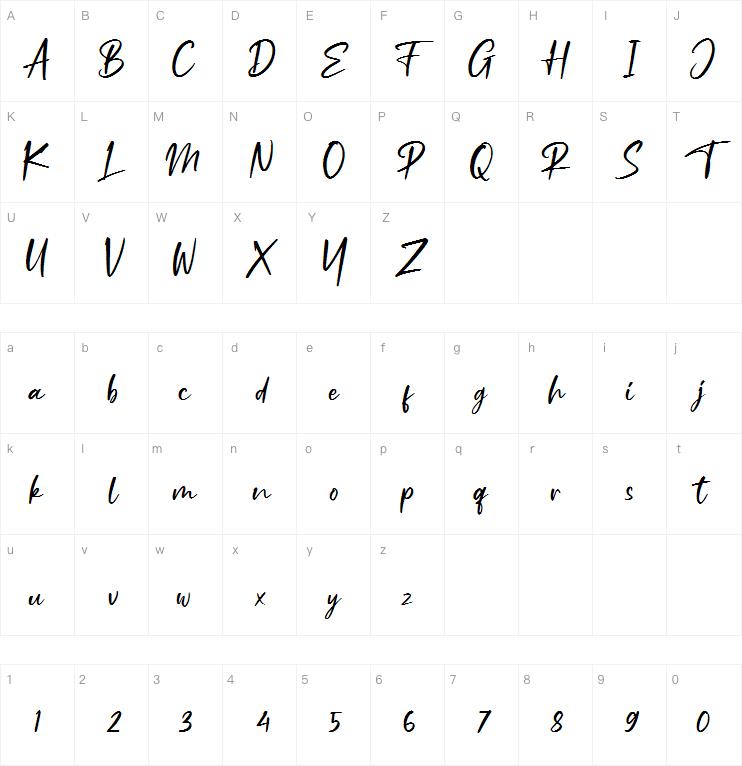 Ruthfully字体