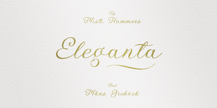 Eleganta字体 1