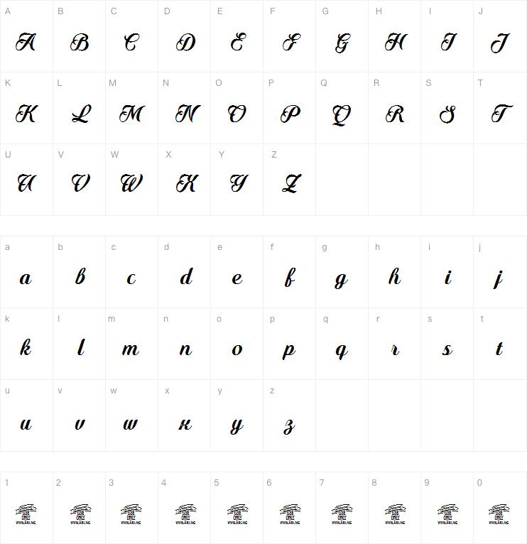 Quincho Script字体