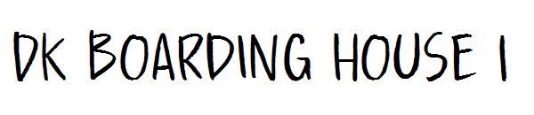 DK Boarding House I字体