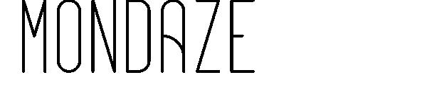 Mondaze字体