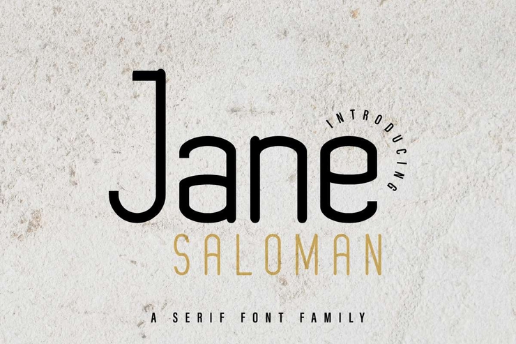 Jane Saloman字体 1