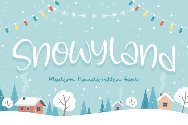 Snowyland字体 1