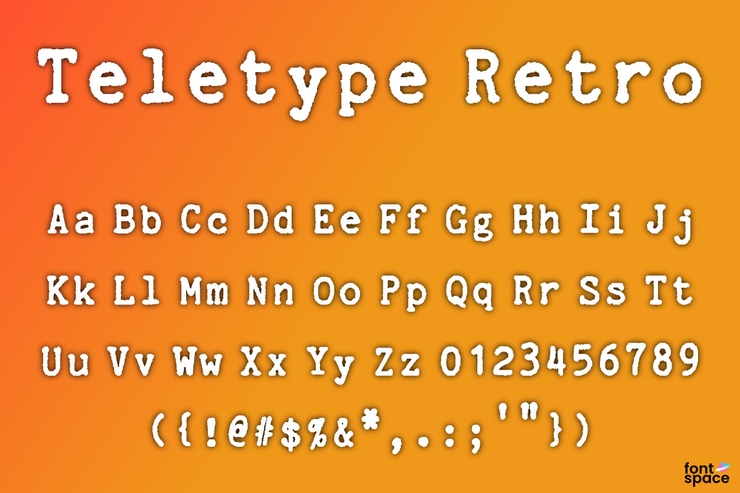 Teletype Retro字体 1