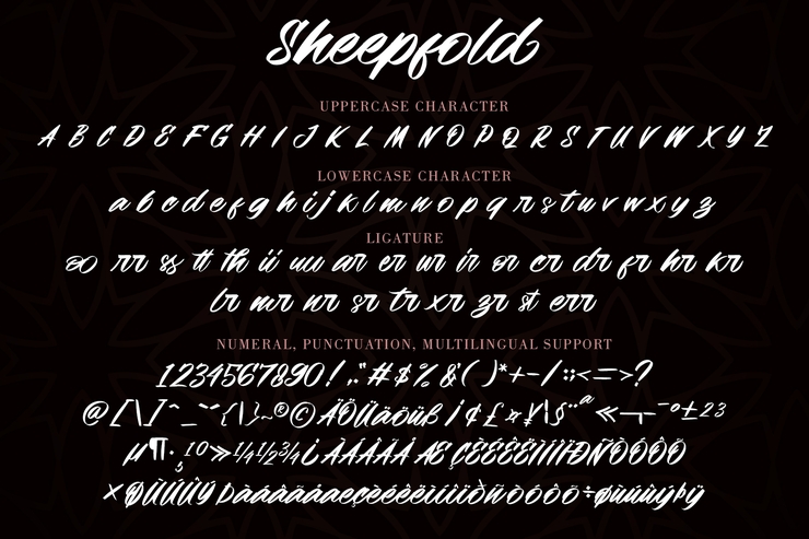 Sheepfold字体 4