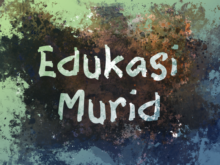 e Edukasi Murid字体 1