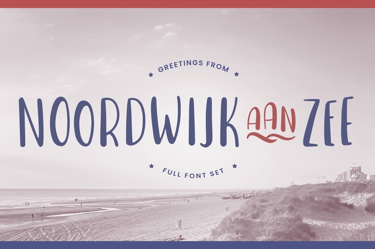 Noordwijk aan Zee字体 4