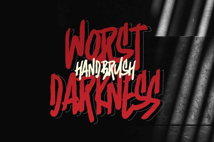 Worst Darkness字体 7