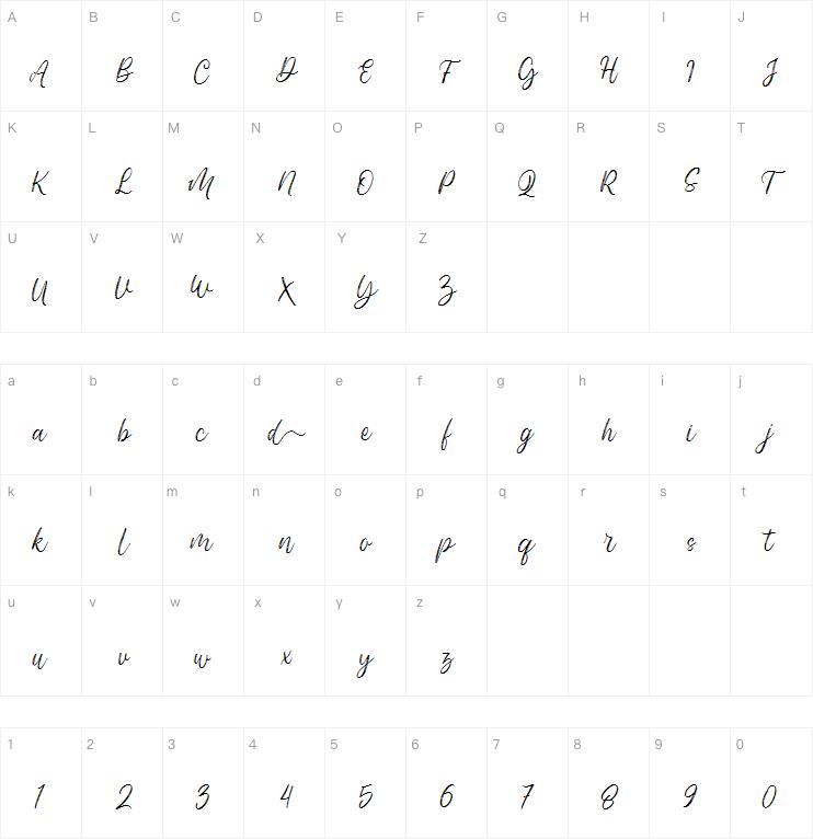 Qrown Brand字体