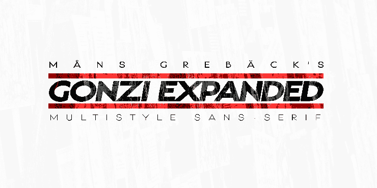 Gonzi Expanded字体 2