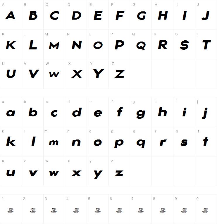 Gonzi Expanded字体