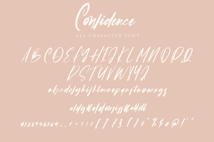 Confidence字体 6