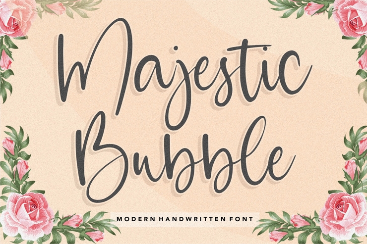 Majestic Bubble字体 1