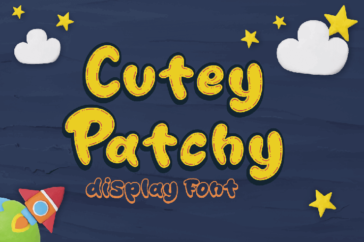 Cutey Patchy字体 2