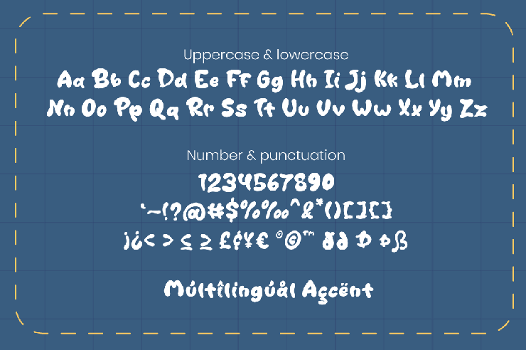 Cutey Patchy字体 8