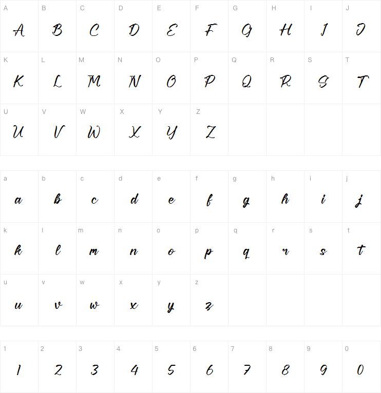 Bricyte Howela字体