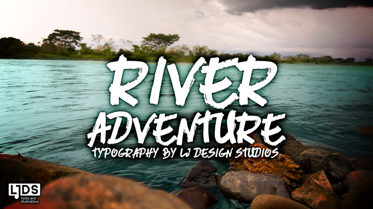 River Adventure字体 1