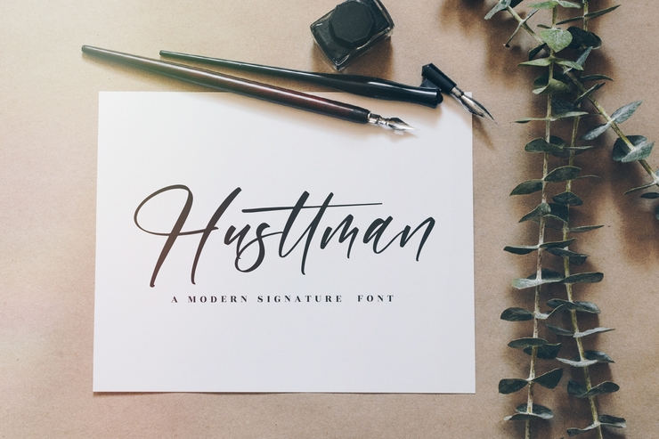 Husttman字体 8