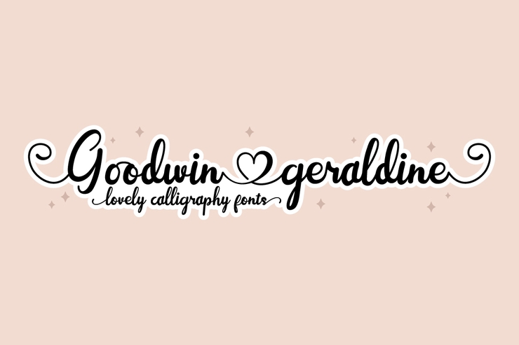 Goodwin Geraldine字体 4