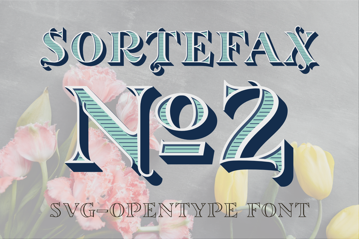 Sortefax No2字体 5