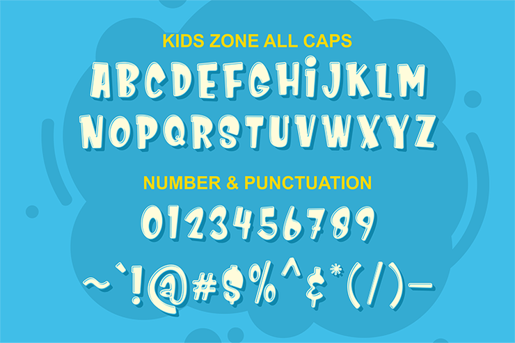 Kids Zone字体 1